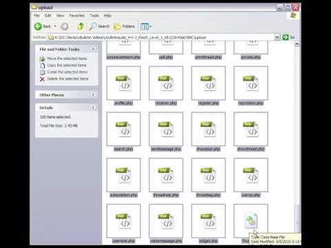 vBulletin forum Installation part 1