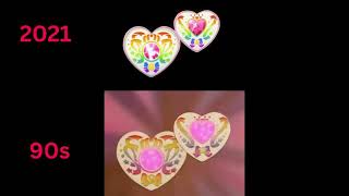 Sailor Moon And Sailor Chibi Moon Crisis Make Up Comparison - 90S Vs 2021