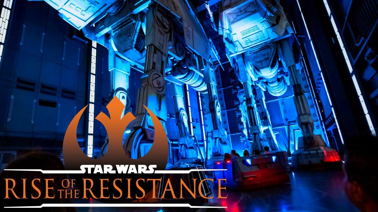 Star Wars Rise Of The Resistance On Ride POV Disneyland YouTube