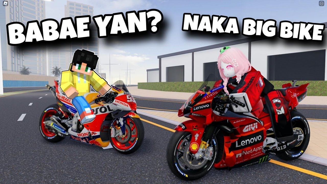 NAG PALIT KAME ng MOTO GP BIG BIKE ng MAGANDANG BABAE at NAG LABAN sa ROBLOX