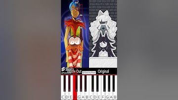 Swap (@SkinnyPale) Inside out 2 Animation - Octave Piano Tutorial