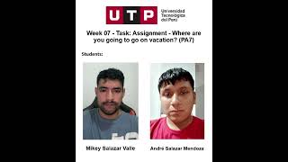 Week 07 - Task: Assignment - Where are you going to go on vacation? (PA7)