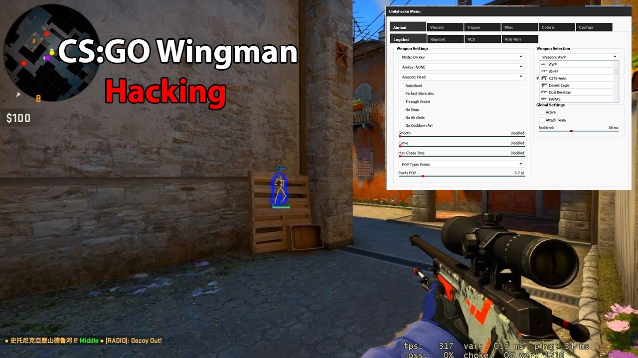 CS:GO Wingman Hacking - Codati la silver 1 ? w/Zedo - YouTube