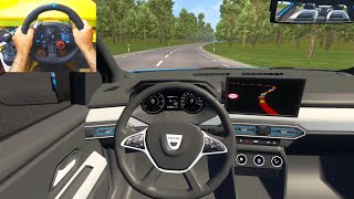 Dacia sandero 2021 | ETS2 1.47  [Steering wheel gameplay] screenshot 3
