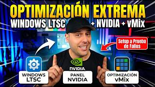 Cómo configurar Windows y NVIDIA para vMix (Estabilidad Total)