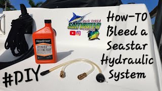 How to Bleed a Seastar Hydraulic System, Easy & Simple #diy