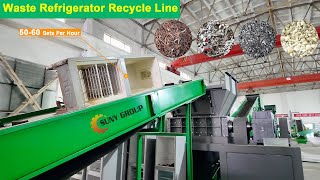 Industrial Fridge Recycling Line – Shred, Separate & Recover 95% Materials!