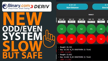 Binary.com Bot Free | New ODD/EVEN System | Deriv.com