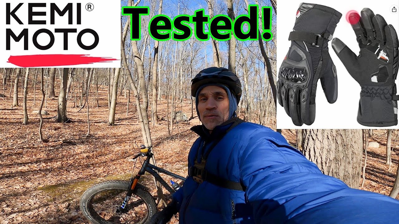 KEMIMOTO Winter gloves bike & motorcycle Tested.