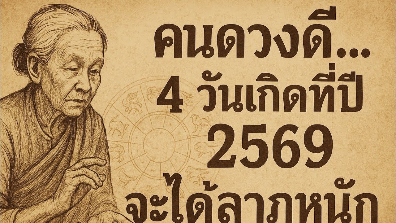 คนดวงดี…4 วันเกิดที่ปี 2569 จะได้ลาภหนัก