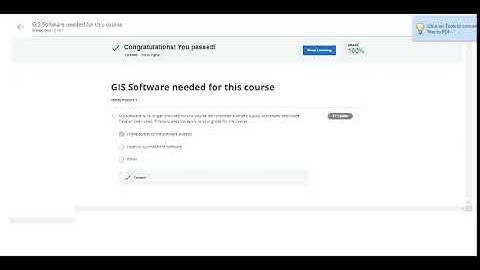 Coursera |introduction of gis mapping | 1 overview quiz answers