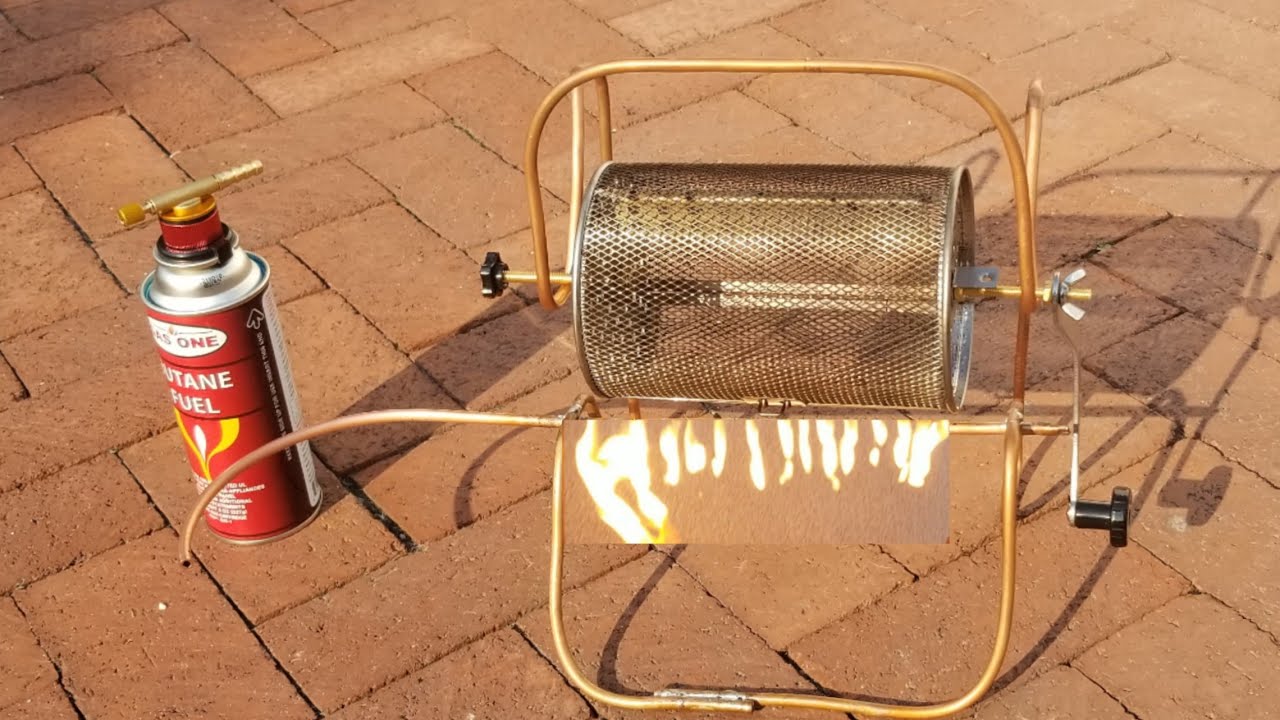 DIY MANUAL COFFEE ROASTER with 5 options YouTube