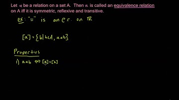 4.2.1 - Equivalence Relations