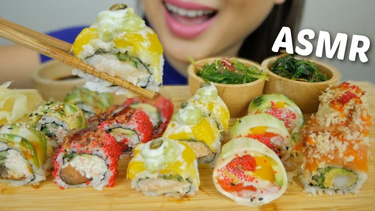 BEST SUSHI ROLL of 2022 * Mango Paradise, Aburi Tobiko, Red Dragon and Caterpillar Roll | N.E