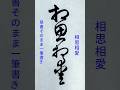 書道ミニ講座：一筆で書く「相思相愛」🖌️美しい連続筆法の展示#calligraphy #shodo #書道 #草書 #一筆書き #筆使い #書法