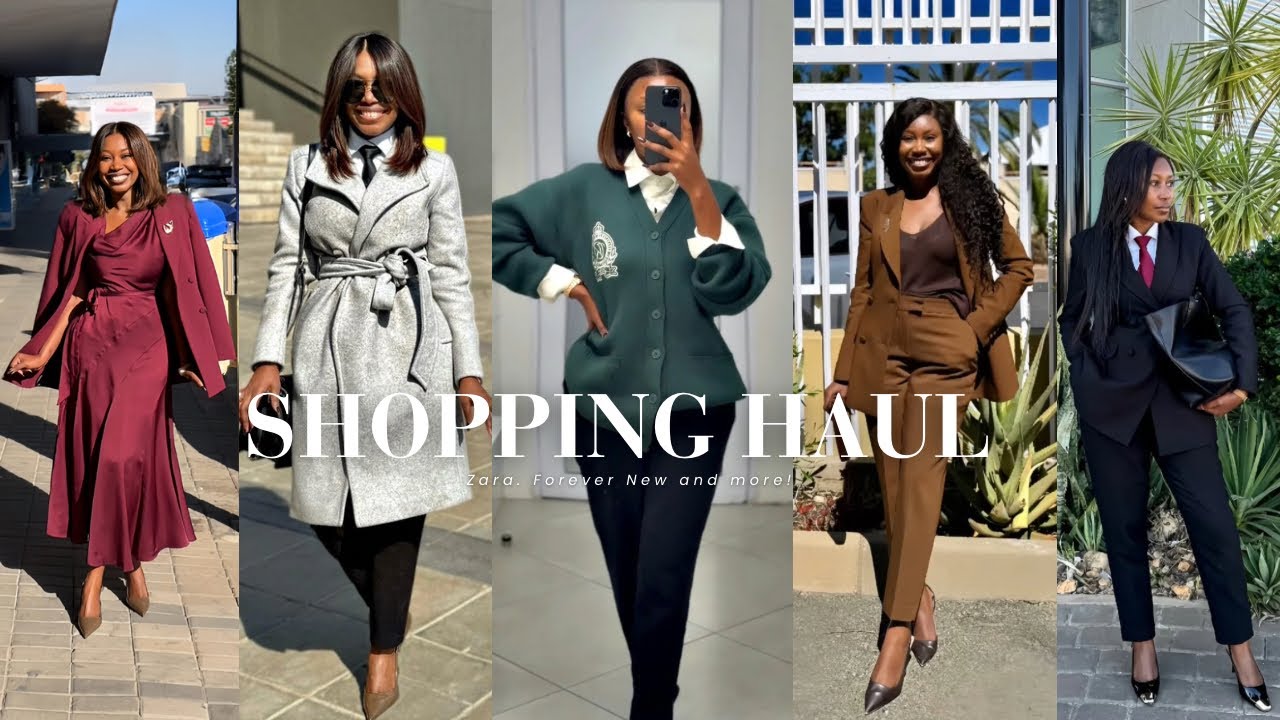 Shopping Haul - Zara | H&M | My winter wardrobe | Namibian YouTuber | 