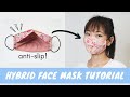 How to sew the Hybrid Face Mask (FREE PATTERN, NO FOG, NO SLIP, MY BEST FIT) | Gwenstella Made