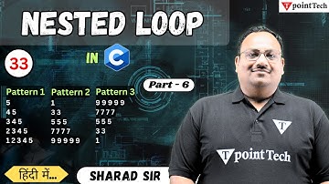 Nested Loop in C Language Part-6 | C Programming Language | Tpoint Tech