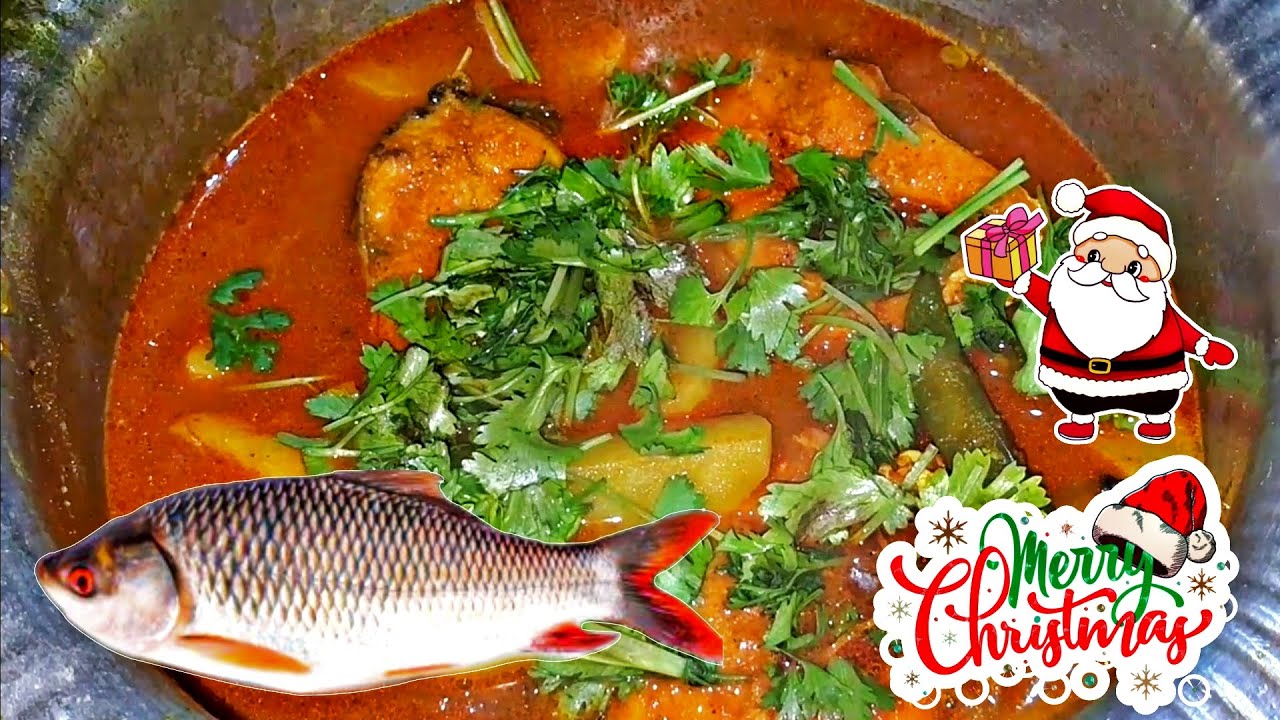 CHRISTMAS SPECIAL RUI MACHER JHAL RECIPE || রুই মাছের ঝোল রেসিপি ||RUI ...