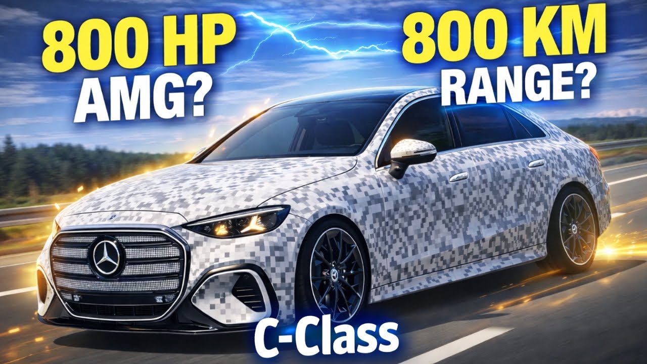 Mercedes-Benz Ｃ CLASS チョロQ 2027 Mercedes C Class EV Rendered First Look at New Design and 800