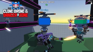 Cloning Drones In The Danger Zone. (LAST BOT STANDING CLIPS)