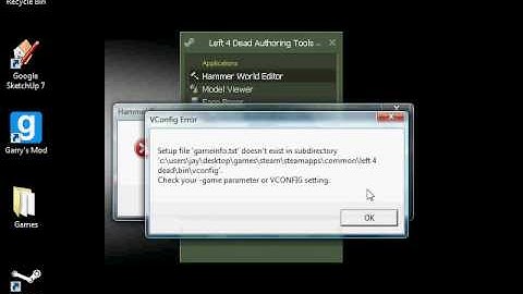 Left 4 dead authoring tools error message