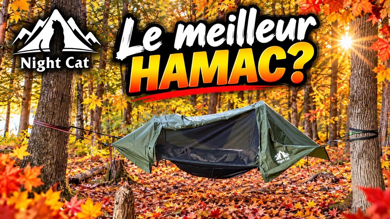J’ai dormi TOUTE LA NUIT dans ce hamac… confortable?