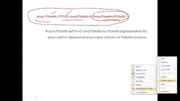 Writable Collections in hadoop-1 (ArrayWritables)