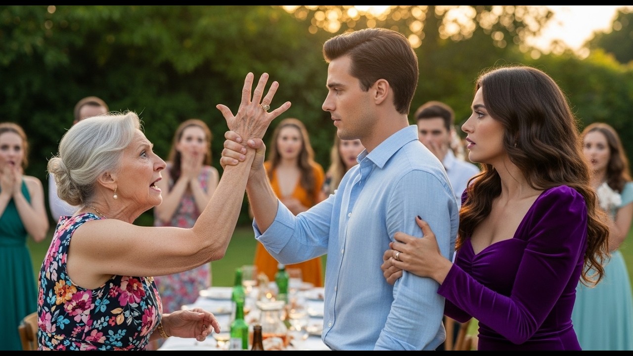 💔👑 Her Stepmother Slapped Her at the Garden Party — The Duke Caught Her Wrist and Whispered…