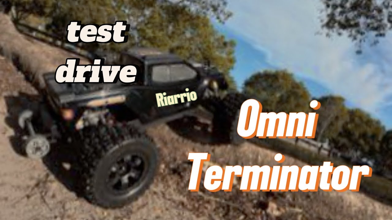Тест-драйв популярного радиоуправляемого грузовика Riarrio Omni Terminator с экшн-камерой DJI Nano.