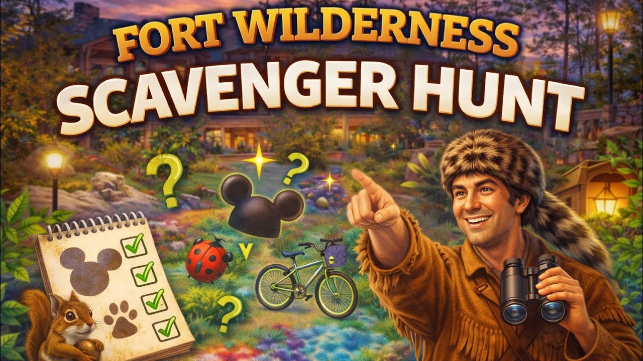 First Time Participating in the Fort Wilderness Scavenger Hunt
