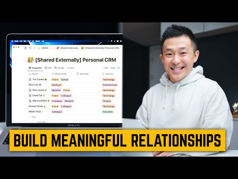 Build Meaningful Relationships with a Personal CRM (template included)