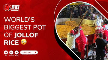 HILDA BACI SETS NEW GUINNESS WORLD RECORD ATTEMPT WITH LARGEST POT OF JOLLOF RICE AT EKO HOTEL 🍚 