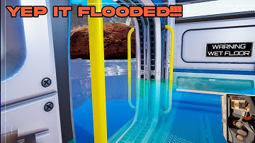 I MOVED MY WHOLE BASE DUE TO FLOODS | The Planet Crafter base building and moving