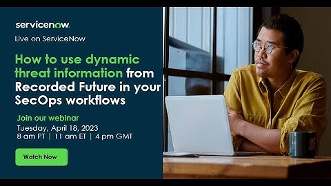 How to use dynamic threat information from Recorded Future in your SecOps workflows