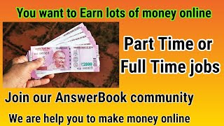 Earn money online || part time job ...