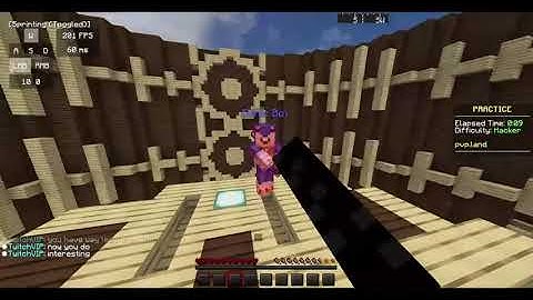 Beating Hacker Bot on PvP Land!