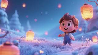 Lantern Frost Meadow Drift 2 ❄️🏮🌾 | Magical Winter Nursery Rhyme & Kids Song 🎶✨