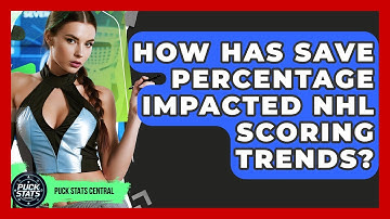 How Has Save Percentage Impacted NHL Scoring Trends? - Puck Stats Central