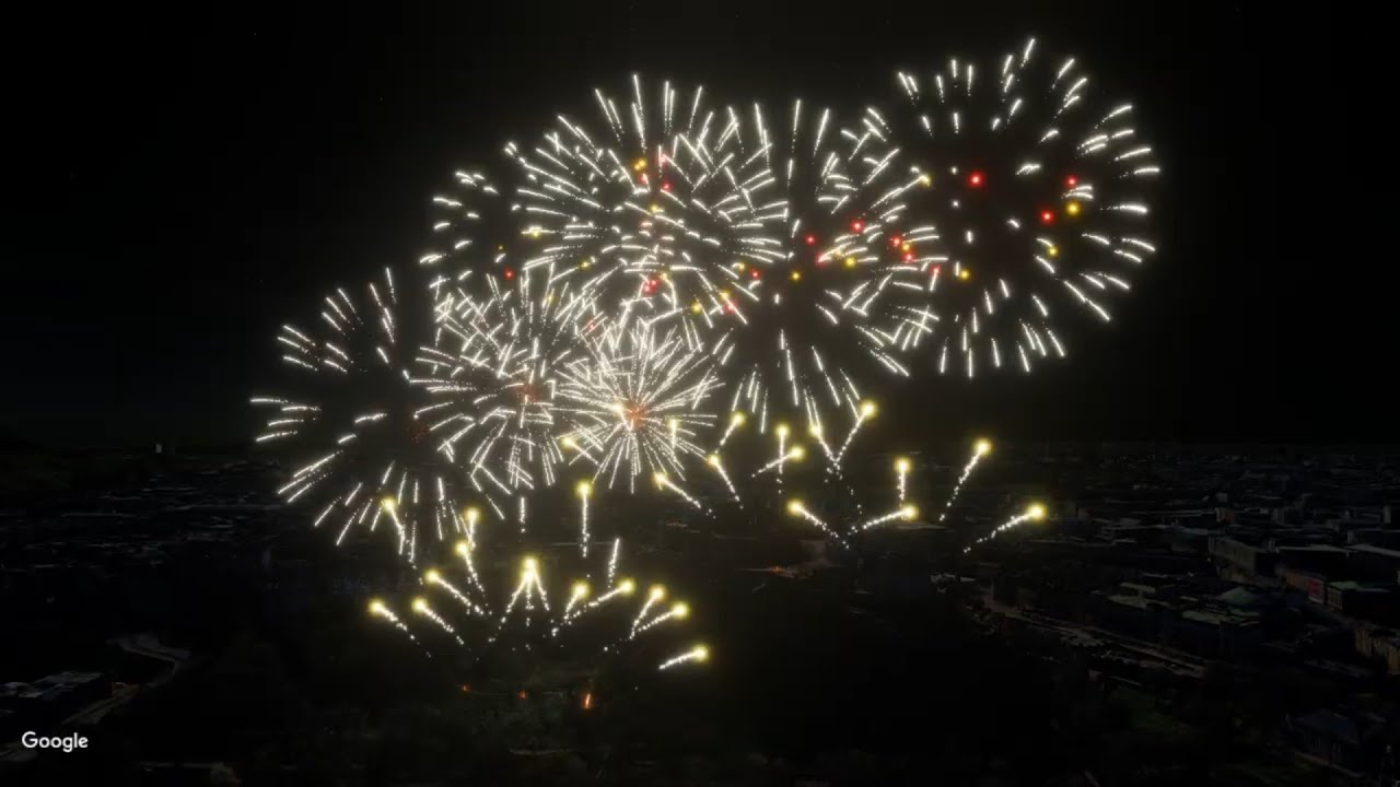 Edinburgh's fireworks 2026 - New Year's Eve.
