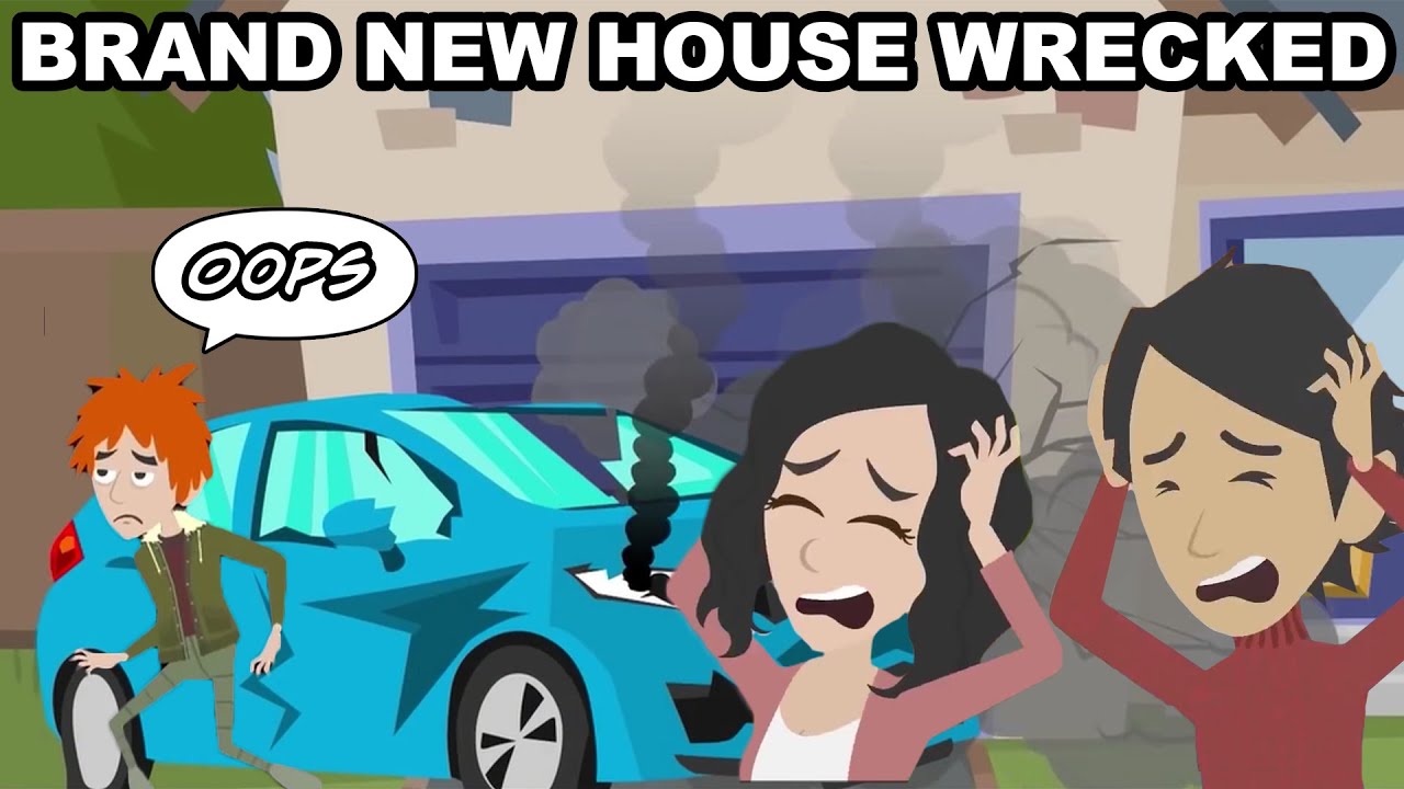 A college student drove a car straight into my brand new house but tried to run [Revenge]