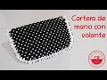 Cartera de mano con volante, para regalar o vender