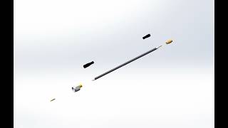 Stabilized coaxial RF cable assembly 3506-SMP female connector assembly disassembly video