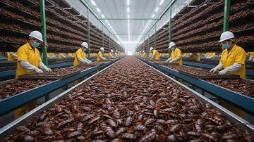 Inside the Cockroach Factory–Million-Dollar Products Are Made from Cockroach (Full Process)