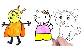 how to draw a cat collections drawing drawing tutorial step by step school project drawing