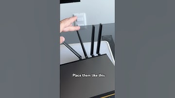 POV You learned how to properly place your router antennas