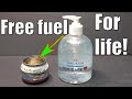 How to extract &amp; separate alcohol from hand sanitizer for fuel