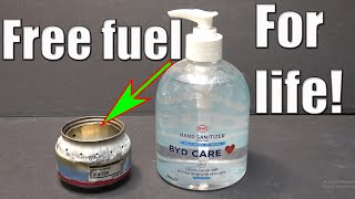 How to extract & separate alcohol from hand sanitizer for fuel