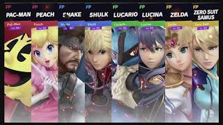 Super Smash Bros Ultimate Amiibo Fights Request P Vs S Vs L Vs Z