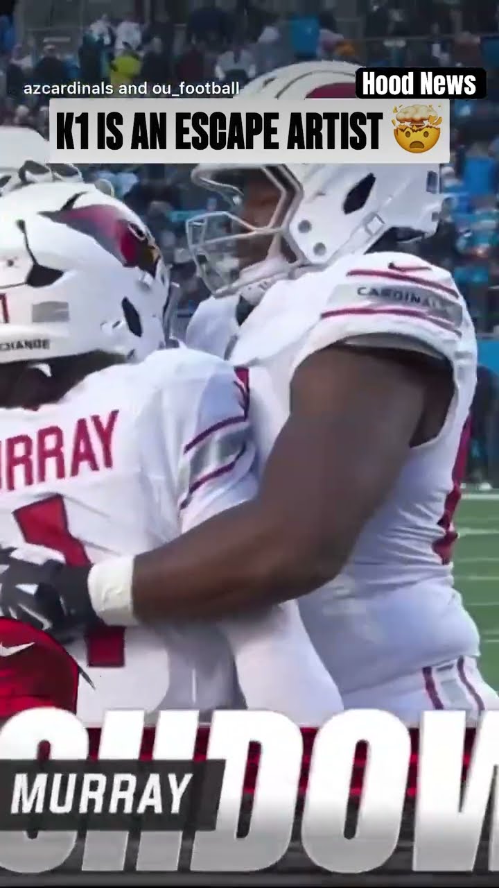 An escape artist #hoodnews #kylermurray #arizonacardinals #panthers #football #omg #how #wow #wtf